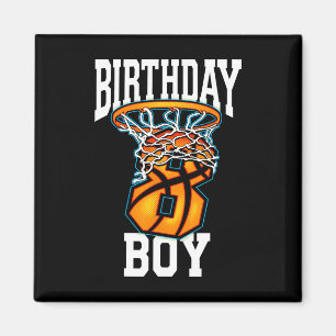 8th Birthday Basketball  8 Years Old Kids Gift 1 Magnet