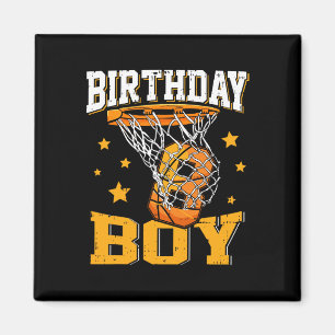 8th Birthday Basketball Boy 8 Year Old Basketball Magnet