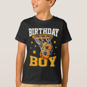 8th Birthday Basketball Boy 8 Year Old Basketball T-Shirt