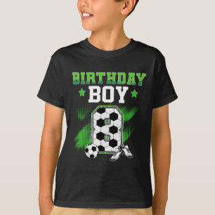 8th Birthday Boy Soccer 8 Year Old Sport 8yr Boys T-Shirt