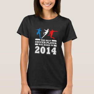 8th birthday football 8 years old soccer player bo T-Shirt