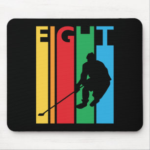 8th Birthday Gift Eight Colourful Hockey Birthday  Mouse Pad