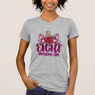 8th Birthday Girl Shirt 8 Year Old Girl Birthday G