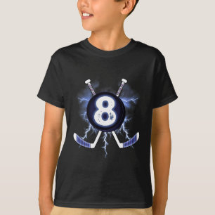 8th Birthday - Ice Hockey 8 years old gift  T-Shirt