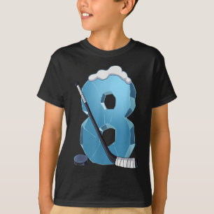 8th Birthday Ice Hockey T-shirt.png T-Shirt