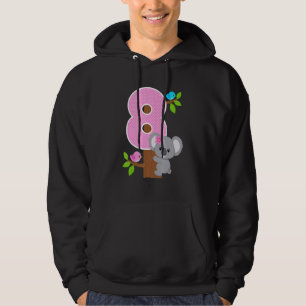 8th Birthday Koala Bear 8th Birthday Girl Koalas B Hoodie