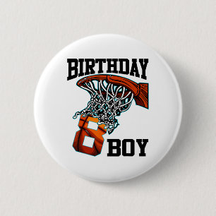 8th Birthday Sketll 8 Years Old Kids Gift 2 Inch Round Button