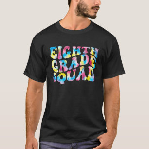 8th Eighth Grade Squad Teacher Back To School Retr T-Shirt
