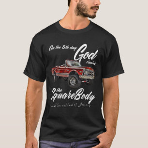 8th God Jimmy Squarebody Truck Suburban Blazer Sil T-Shirt