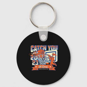 8th Grade Basketball Graduation 2023 Middle School Keychain
