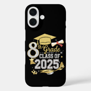 8th Grade Class Of 2025 Graduate Graduation iPhone 16 Case
