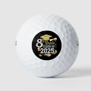8th Grade Class Of 2025 Graduate Graduation Golf Balls
