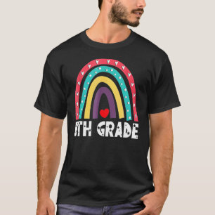 8th Grade Cute Rainbow Kids Teachers Field Day 202 T-Shirt