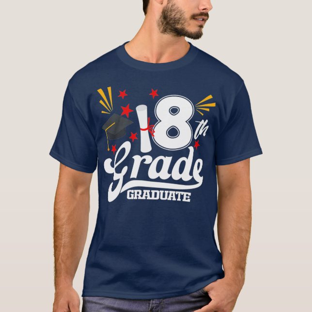8th Grade Graduate Class 2020 Graduation Senior T-Shirt (Front)