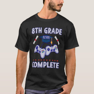 8th Grade Graduation 2022 Level Complete Video Gam T-Shirt