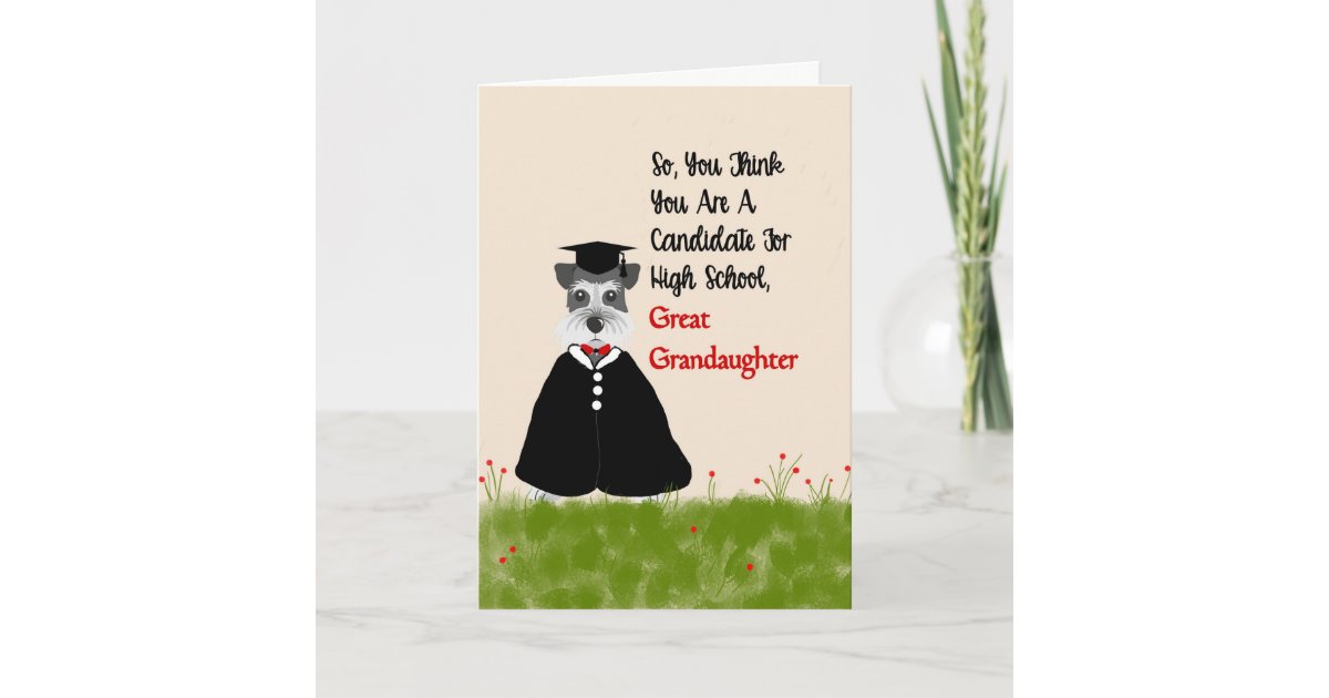 what to write in a 8th grade graduation card for Great Granddaughter This paper card includes the following themes So Proud of You 8th