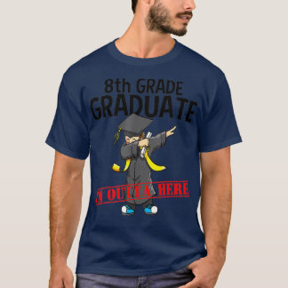 8th Grade Graduation  Funny Dabbing Boy Party T-Shirt
