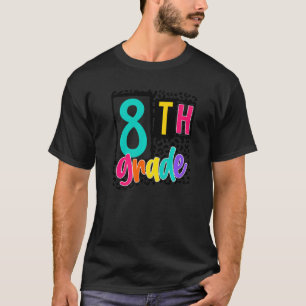 8th Grade Leopard Teacher 8th Grade Leopard 2022 T-Shirt