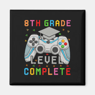 8th Grade Level Complete Gamer Class Of 2024 Gradu Magnet