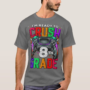 8th Grade Level Unlocked Game On 8th Grade Back To T-Shirt