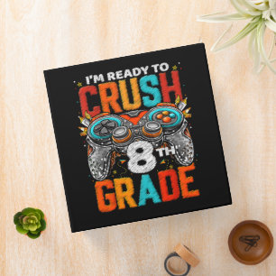8th Grade Level Unlocked Game On Back To School Binder