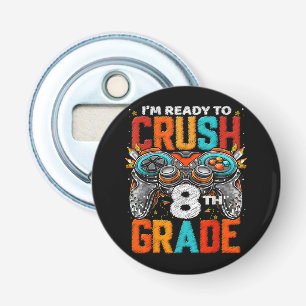 8th Grade Level Unlocked Game On Back To School Bottle Opener