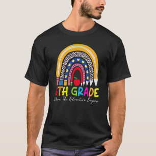 8th Grade Rainbow Teacher Team Second Grade Squad  T-Shirt
