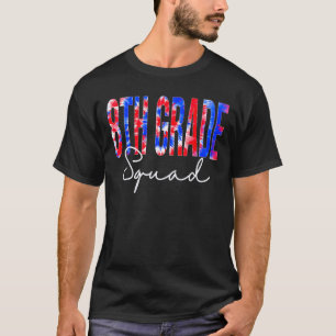 8th Grade Squad Tie Dye Back To School Women Appre T-Shirt