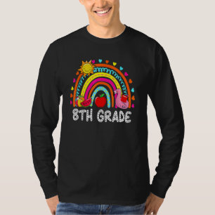 8th Grade Summer Rainbow Kids Teachers Field Day 2 T-Shirt