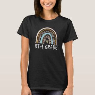 8th Grade Teacher Teach Love Inspire Back To Schoo T-Shirt