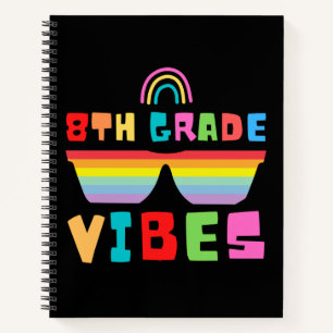 8th Grade Vibes Back To School Teacher & Student Notebook