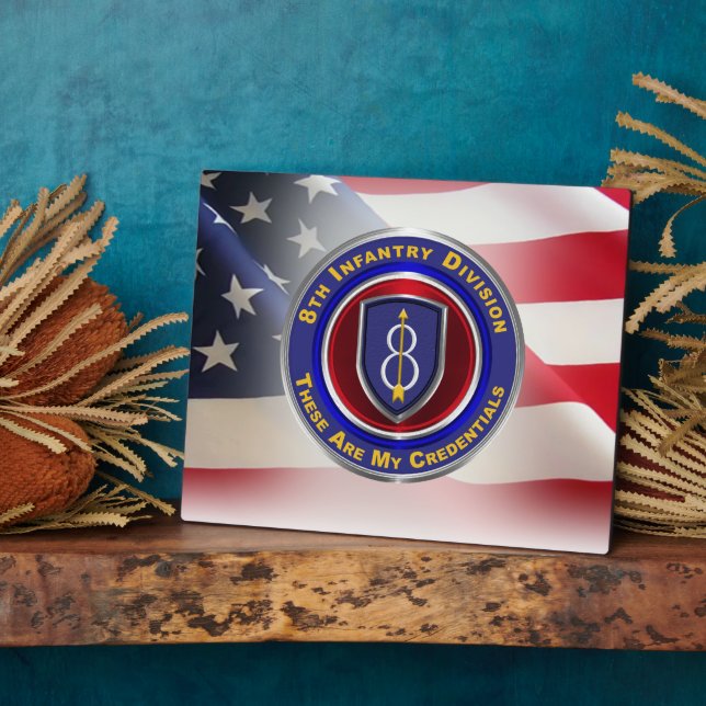 8th Infantry Division “PATHFINDER” Plaque (Side)