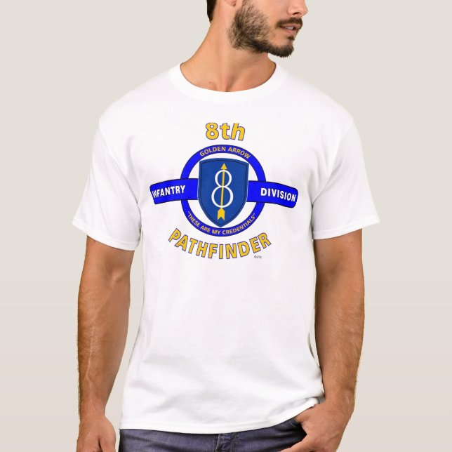 8TH INFANTRY DIVISION "PATHFINDER" T-Shirt (Front)