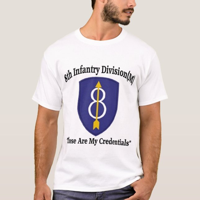 8th Infantry Division T-Shirt (Front)