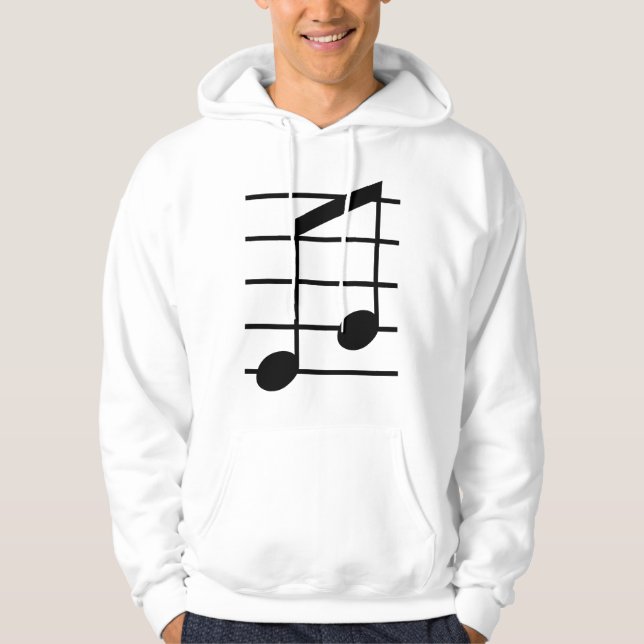 8th note 3 hoodie (Front)