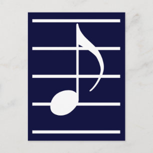 8th note postcard