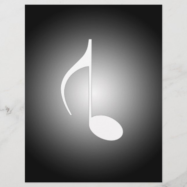 8th Note Reversed Large (Front)