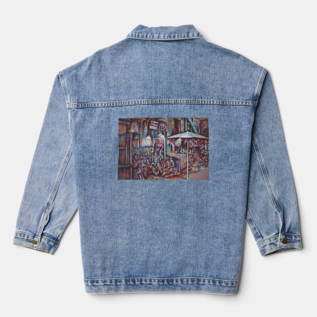 8th Street Rings Denim Jacket (Back)