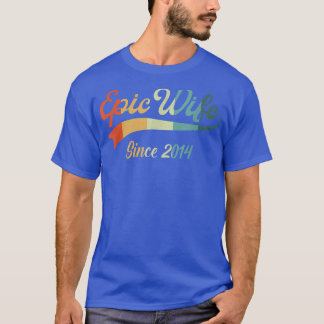 8th Wedding Aniversary gift For Her  Epic Wife Sin T-Shirt