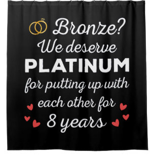 8th Wedding Anniversary I - Bronze Funny Couple