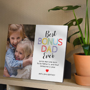8x10 Bonus Dad Father's Day Photo Plaque