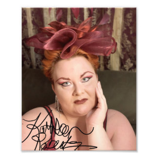 8X10 Digitally Autographed Printed Photo Of Me Print