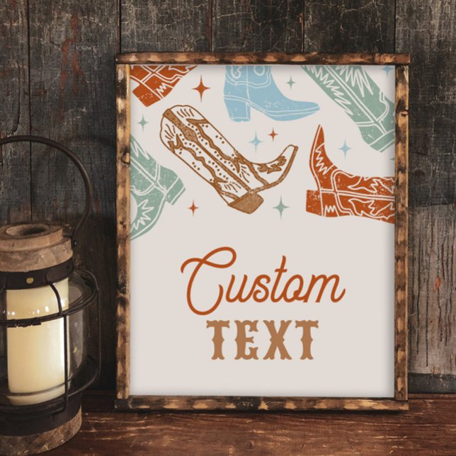 8x10 Editable, Custom Western Sign (Creator Uploaded)