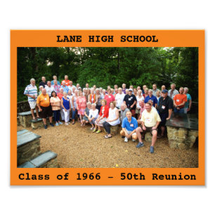 8x10" LHS Reunion Photo w/Text Print