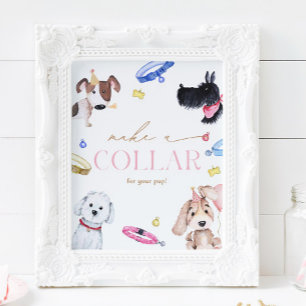 8x10 Make a Dog Collar Sign