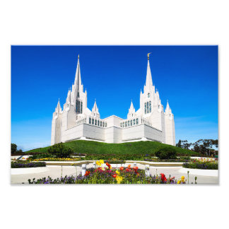 8X10 Photo du temple San Diego LDS