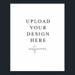 8x10 Print - Portrait<br><div class="desc">Customize your design in Templett. After you are done editing,  download your file in a JPG format (don't forget to turn on the bleed option). Upload your design here by clicking on the blue "Personalize" button.</div>