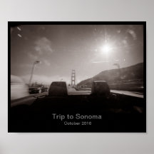 8x10 - Roadtrip to Sonoma Poster