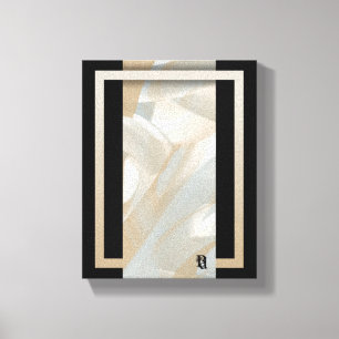 8x10" Sandy Tornado Trend Abstract Art Beige Canvas Print