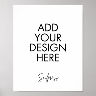 8x10" Sign Custom Print